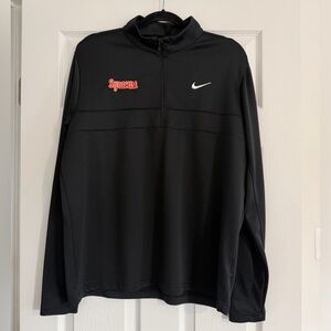 Nike Black Syracuse Dri-FIT Quarter-Zip Pullover - L
